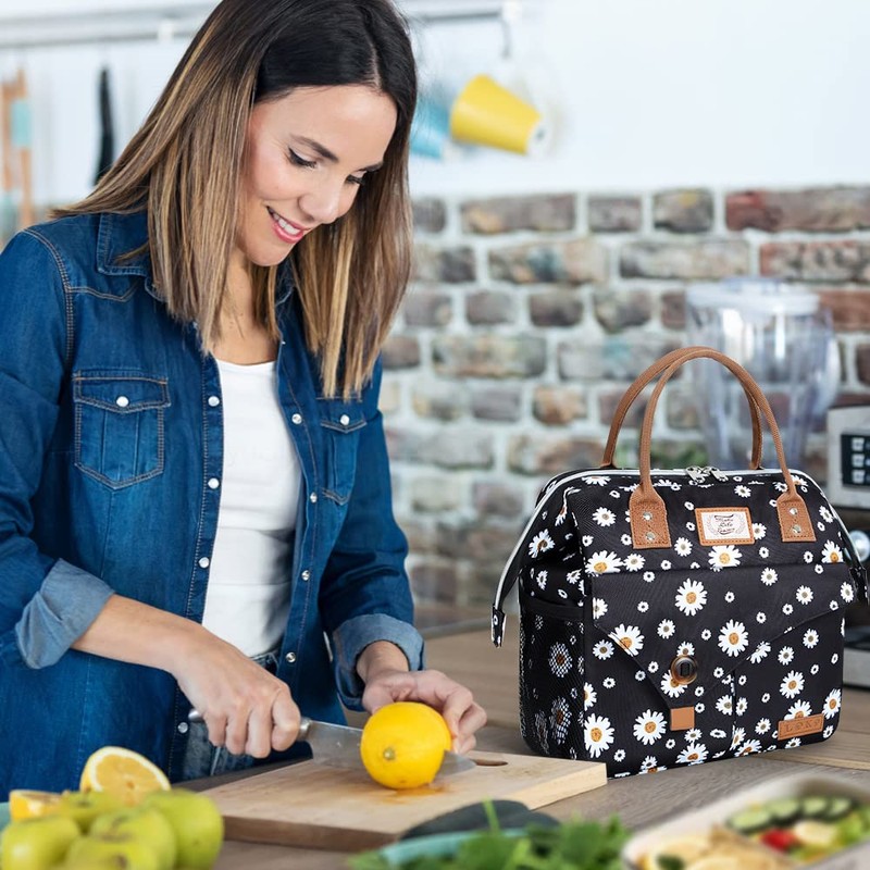 Lekesky 10L Insulated Lunch Bag for Women for Work Lunch