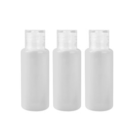 JUNSDUKE 3 Pack Travel Bottles, Travel Size Toiletries, Travel Liquid Bottles, Mini Lotion Bottles, 30ml(1 oz) Travel Containers for Toiletries (3)