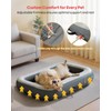 QPAU 36 in Inflatable Dog Bed for Home Travel and