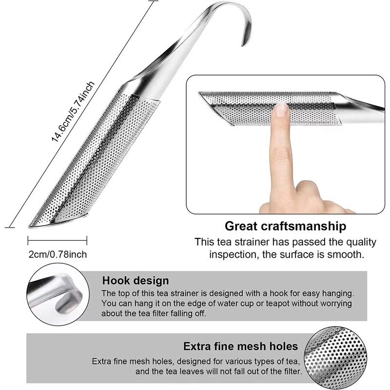 Tea Infuser for Loose Tea, 304 Stainless Steel,Food Grade Fine