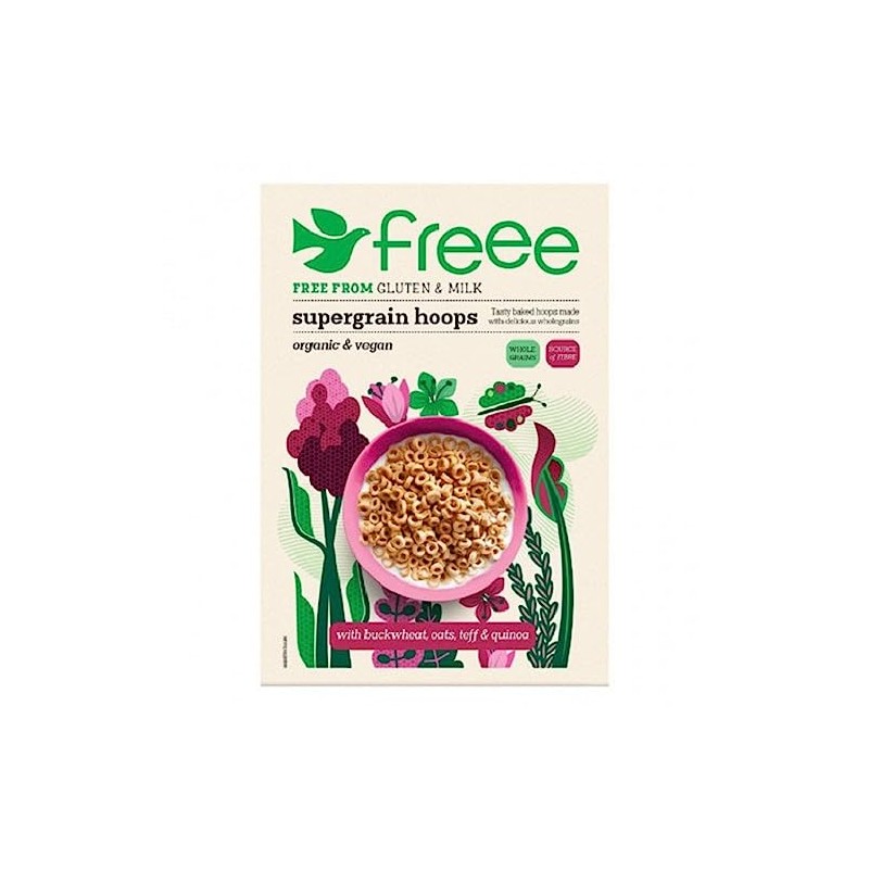 FREEE Gluten Free Organic Supergrain Hoops 300g