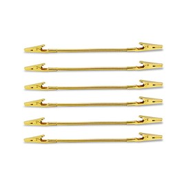 Double Head Alligator Clips Metal Alligator Clips JruiZhp 8 Pcs Gold Photo Picture Note Holders Memo Note Clips for DIY Hobby Card Photo Memo