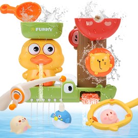 CUTE STONE Baby Bath Toy Bath Toy with Water Slide