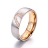 LAVUMO Matching Promise Rings for Couples Love You Forever Wedding