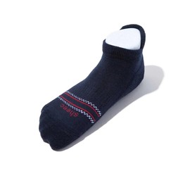 SHEEC | Technical No Show Socks | Ankle Cut | Merino Wool - Large/Dark Navy/Men's 1 Pair
