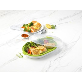 GoodCook Everyday Microwave Steamer – Vegetable & Fish Cooker, Microwave Cookware Preserves Vitamins & Nutrients, Quick Dinner & Meals, Adjustable Steam Release Vent