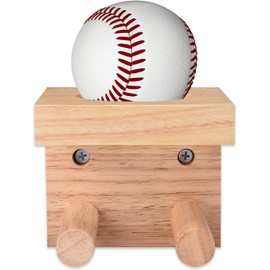 JOINSI 4 Pack Baseball Bat Holder Wall Mount Display Stand Hanger, Softball Storage Rack