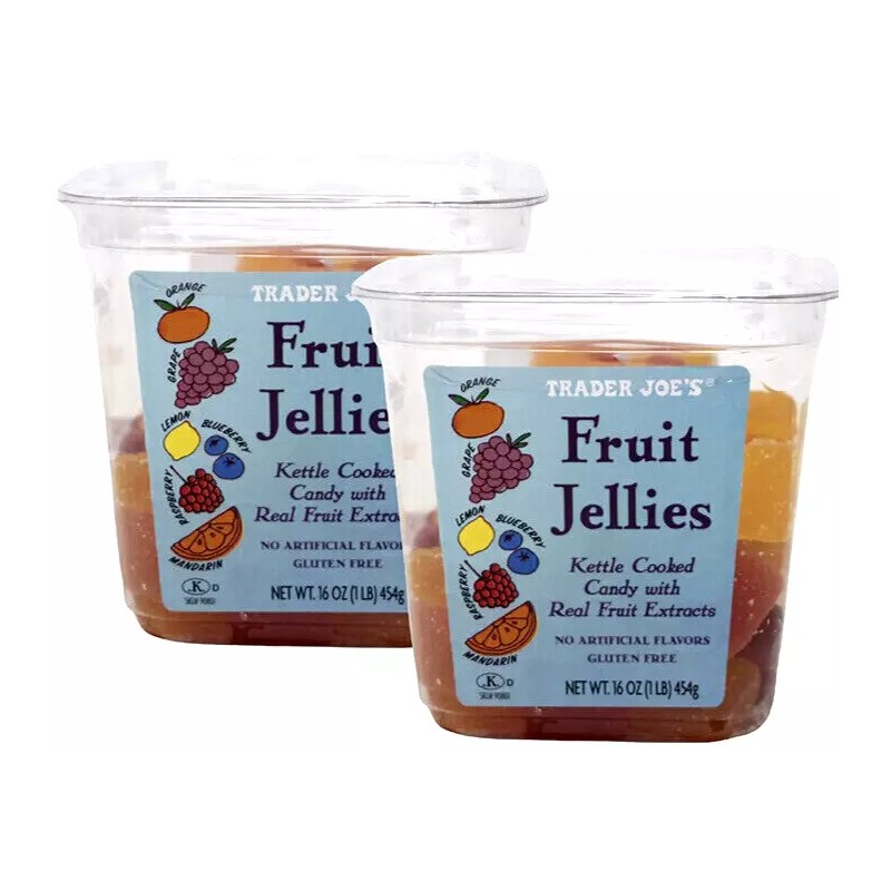 Trader Joe's 2 X Trader Joe's Fruit Jellies Candy 16oz