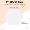 sourcing map 300 Count Hexagon Paper Piecing for Quilting, 2.5-Inch