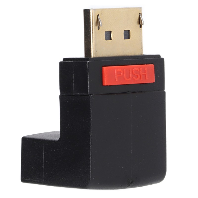 Right Angled DP Adapter UP Down 90 Degree Male to