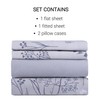 Cotton Sheet and Pillow Cases Bedding Set of 4, All