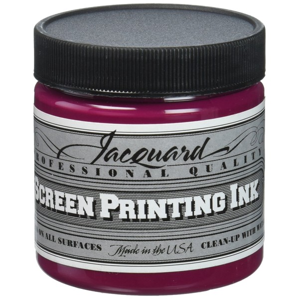 Jacquard Screen Printing Ink, Process Magenta, 4 Oz