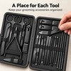 24-Piece Manicure & Pedicure Set – Stainless Steel Grooming Tools