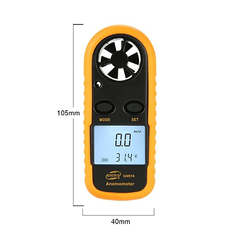 Wind Speed Anemometer, Wind Speed Meter, Digital Anemometer High Accuracy