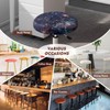 LJMKZJN Planet Galaxy Dustproof Seat Cushion Covers for Round Bar