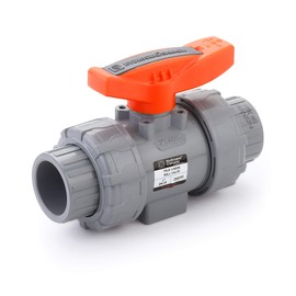 HYDROSEAL Kaplan 1” CPVC True Union Ball Valve Socket with Full Port, ASTM F1970, EPDM O-Rings and Reversible PTFE Seats (1'')