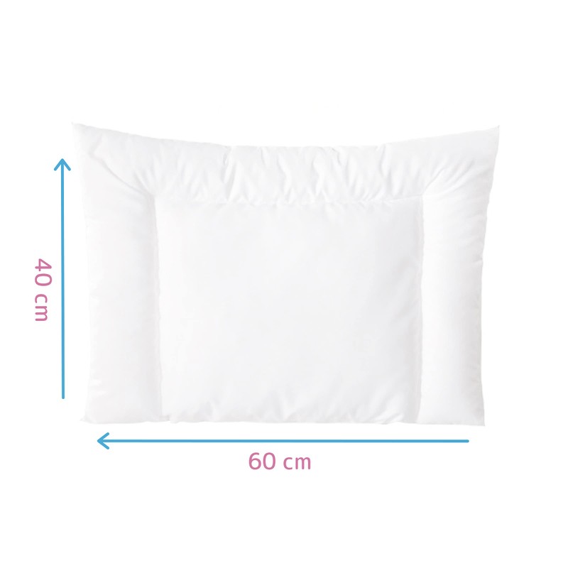 Nursery Cot Bed Flat Pillow Filling Quilt 60x40 cm for