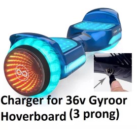 coming data battery Charger for all Gyroor 36v hoverboard with 3 prong port Y1 G2 G11 G13