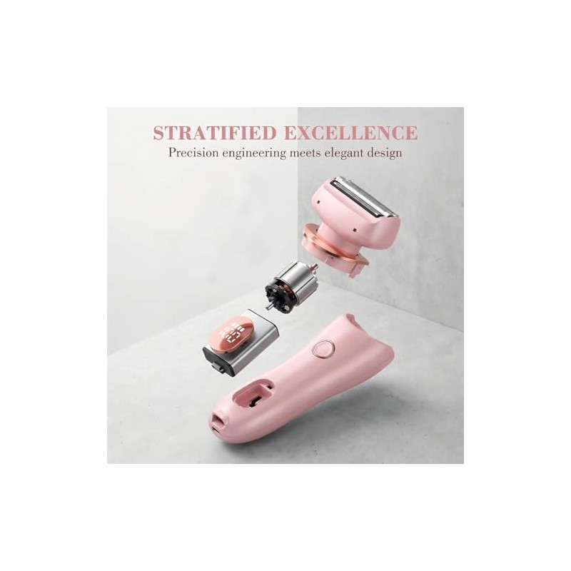 Shave Pro.Electric Shaver for Women, Rechargeable, Waterproof Trimmer for Face,
