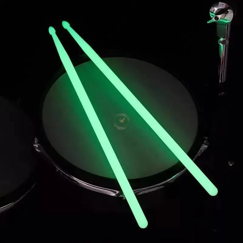 2 Pares Baquetas 5a Accesorios Para Bateria Tambor Luminosas Mixto