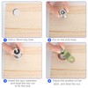 AConnet 12 Pack Cam Locks Keyed Alike with 6 Keys,
