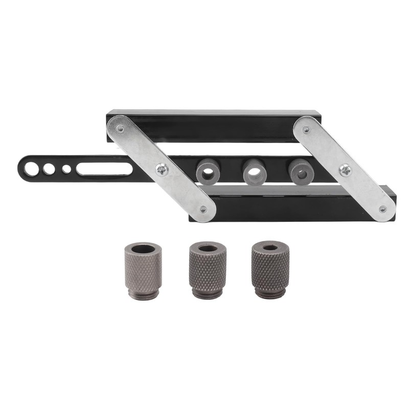 2-in-1 Hole Finder, Professional Self-Centering Dowel Gauge, Adjustable Drill Guide