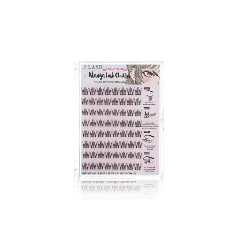 Manga Lash Clusters (no glue needed!) - J Lash -
