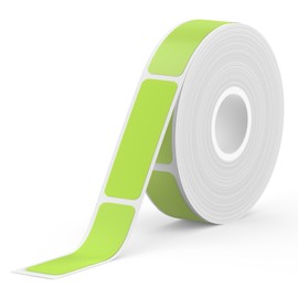 SUPVAN E10/16 Label Tape, Thermal, Multi-Purpose Labels for Home, School, Office, 12 mm x 40 mm, 170 Labels per Roll (Green)