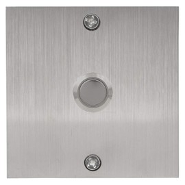 Waterwood Square Stainless Steel Doorbell - Wired High Quality Modern Push Button