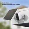 Solar Panel for Eufy Camera, 5W Solar Panel Compatible with
