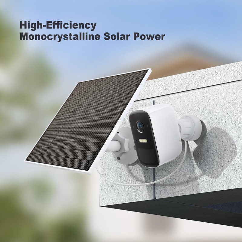 Solar Panel for Eufy Camera, 5W Solar Panel Compatible with