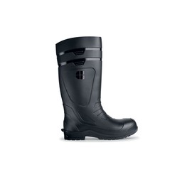 Shoes for Crews Sentry Men's, Women's, Unisex Soft Toe Slip Resistant Work Boot, Black, Men's 5/Women's 7