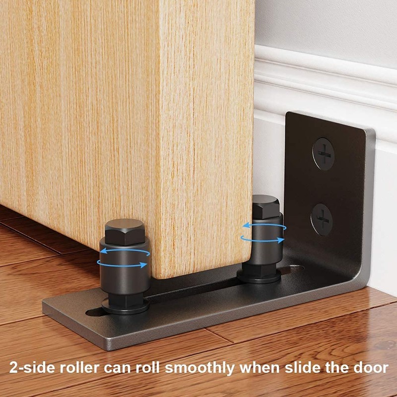 ZEKOO Barn Door Floor Guide Sliding Barn Door Hardware Door