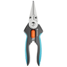 Gardena GripCut 12213-20 Harvesting Shears Made of Stainless Steel with Clever Gripping Function, Cuts Precisely and Holds Cuts Until, 45 mm Blade, with One-Handed Lock