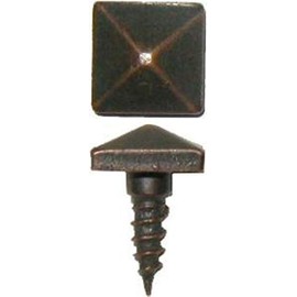 Mission Style Pyramid Head Screw Iron Steel Copper Decorative Antique Rustic Vintage Retro Designer