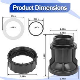 Succell 419-7251 Coupling Assy Kit Standard Base, for Waterway Plastics