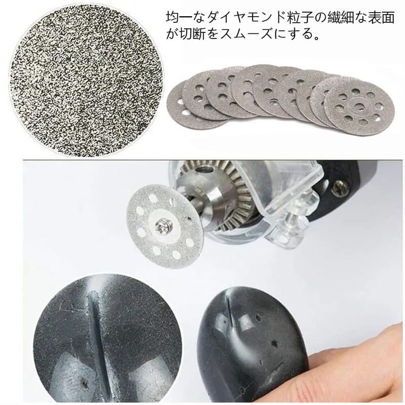 YJRUNFU Round Hole Mini Diamond Cutter, Round Hole Mini Diamond