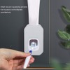 MAGT Automatic Toothpaste Dispenser, Punch Free Wall Mounted Automatic Toothpaste