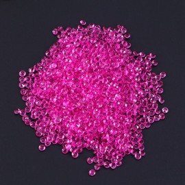 Ciieeo 1000pcs 3mm Acrylic Crystal Rhinestones Craft Rhinestones for Nail Tips Wedding Decor