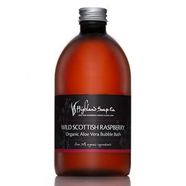 The Highland Soap Company Wild Scottish Raspberry Bubble Bath 500 ml