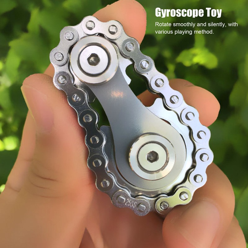 Gyroscope Sprockets Chains Flywheel Stress Relief Decompression Toys for Kids