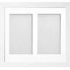 Allington Range 10x8-inch White Picture Photo Frame with White 2-Aperture