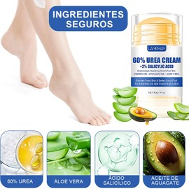 Crema Hidratante Para Pies de 2 Piezas, 40g Crema Para Eliminar Callos de Pies, El Exfoliante de Pies Suaviza y Elimina Instantáneamente Los Callos, Adecuado Para Pies, Manos, Codos Secos y Agrietados
