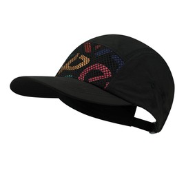 CLAPE Baseball Cap Men's Women's 5 Panel Cap Lightweight Quick Dry Running Cap Adjustable UV Protection Outdoor Cap Baseball Cap, BSSC2513-Black, Unit size
