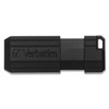 Verbatim 16GB Pinstripe USB 2.0 Flash Drive Retractable Thumb Drive