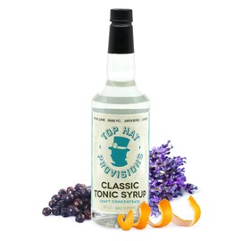 Top Hat Classic Tonic Syrup – 5x Quinine Tonic Water Concentrate – Make Tonic Water at Home – Just add Seltzer Water - 32oz bottle