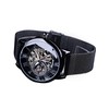 FORSINING FORSINING Men's Skeleton Watch Steampunk Watch Black Mechanical Watch