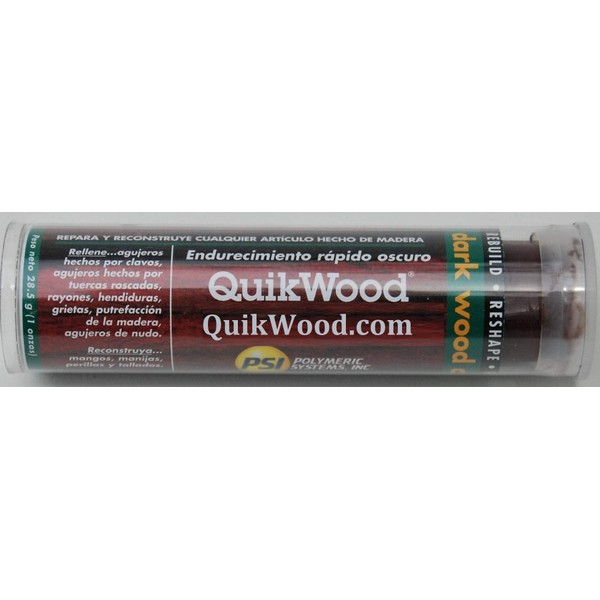 Quikwood Dark Wood Repair Epoxy Putty Stick 1oz