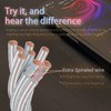 mfreeo Premium IEM Upgrade Cable, MMCX/2-Pin 0.78mm Earphone Cord, 8-Core