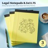 Legal Pads 8.5 x 11 Yellow Note Pads, 3 Pack